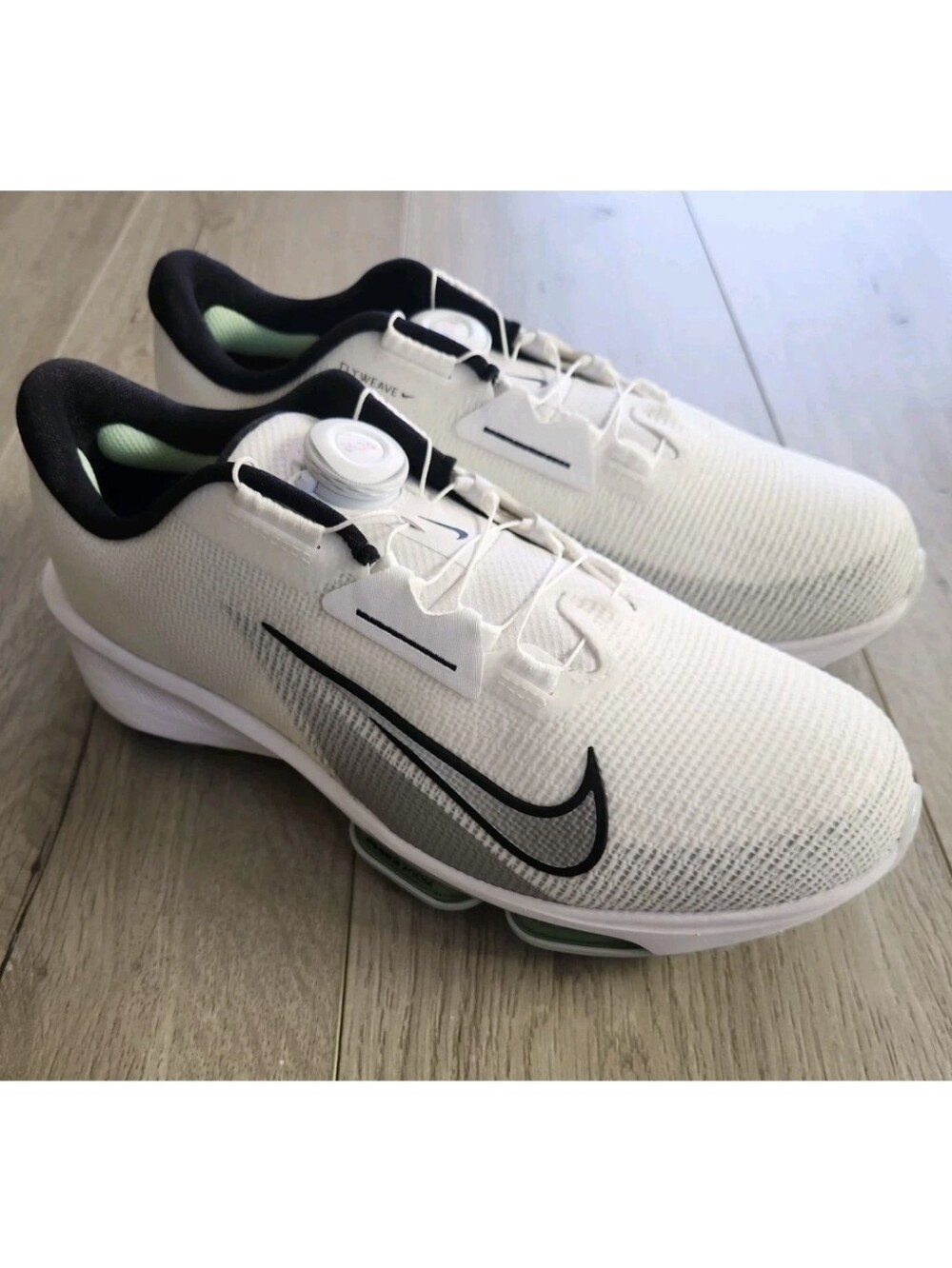 Nike Men Size 7  Wide Infinity Tour BOA 2 Golf Cleats Shoes White FN6730-100